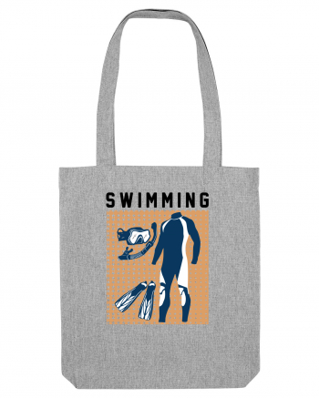 pentru pasionații de înot - Swimming Heather Grey