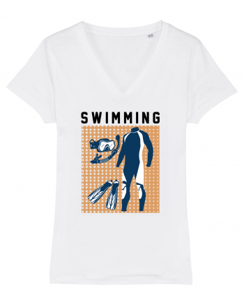 pentru pasionații de înot - Swimming White