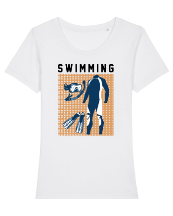 pentru pasionații de înot - Swimming White