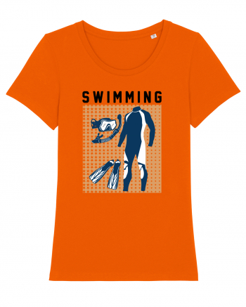pentru pasionații de înot - Swimming Bright Orange