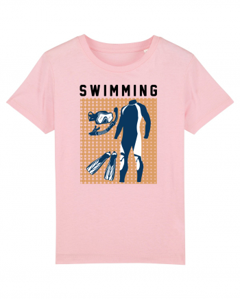 pentru pasionații de înot - Swimming Cotton Pink