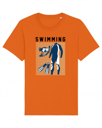 pentru pasionații de înot - Swimming Bright Orange