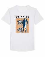 pentru pasionații de înot - Swimming Tricou mânecă scurtă guler larg Bărbat Skater