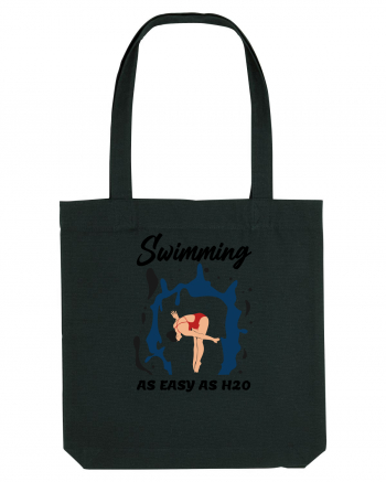pentru pasionații de înot - Swimming is as Easy as h20 Black