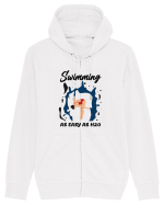 pentru pasionații de înot - Swimming is as Easy as h20 Hanorac cu fermoar Unisex Connector