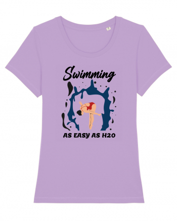 pentru pasionații de înot - Swimming is as Easy as h20 Lavender Dawn