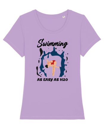 pentru pasionații de înot - Swimming is as Easy as h20 Lavender Dawn
