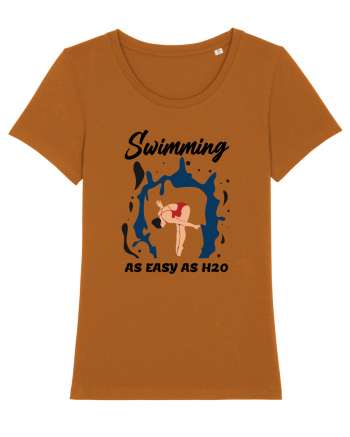 pentru pasionații de înot - Swimming is as Easy as h20 Roasted Orange