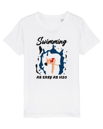 pentru pasionații de înot - Swimming is as Easy as h20 White