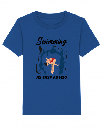 pentru pasionații de înot - Swimming is as Easy as h20 Majorelle Blue