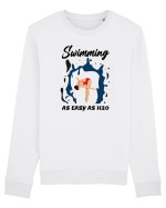 pentru pasionații de înot - Swimming is as Easy as h20 Bluză mânecă lungă Unisex Rise