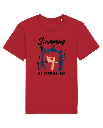 pentru pasionații de înot - Swimming is as Easy as h20 Red
