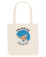 pentru pasionații de înot - Swimming is My Life Goal Sacoșă textilă