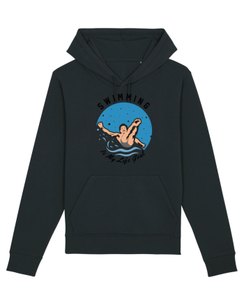 pentru pasionații de înot - Swimming is My Life Goal Black