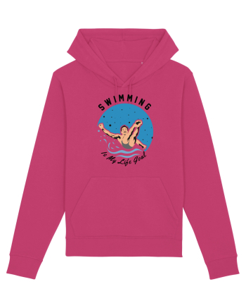 pentru pasionații de înot - Swimming is My Life Goal Raspberry