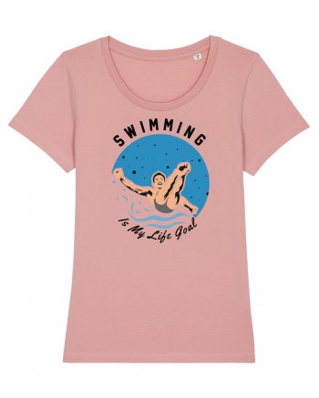 pentru pasionații de înot - Swimming is My Life Goal Canyon Pink