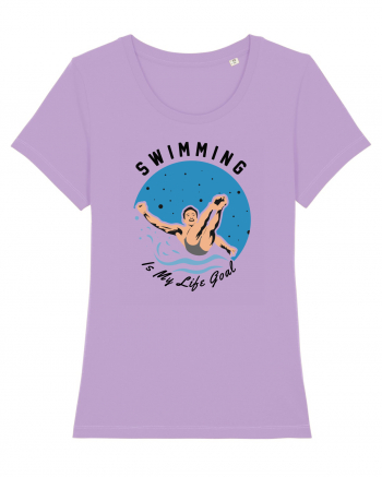 pentru pasionații de înot - Swimming is My Life Goal Lavender Dawn