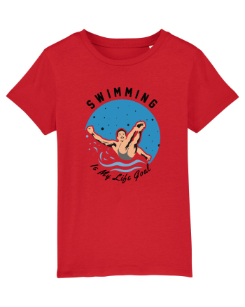 pentru pasionații de înot - Swimming is My Life Goal Red