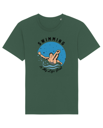 pentru pasionații de înot - Swimming is My Life Goal Bottle Green