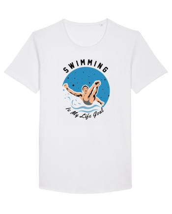 pentru pasionații de înot - Swimming is My Life Goal White