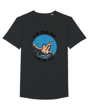 pentru pasionații de înot - Swimming is My Life Goal Black