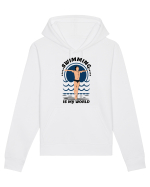 pentru pasionații de înot - Swimming is My World Hanorac Unisex Drummer