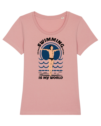 pentru pasionații de înot - Swimming is My World Canyon Pink