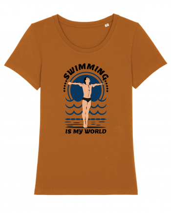 pentru pasionații de înot - Swimming is My World Roasted Orange
