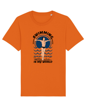 pentru pasionații de înot - Swimming is My World Bright Orange