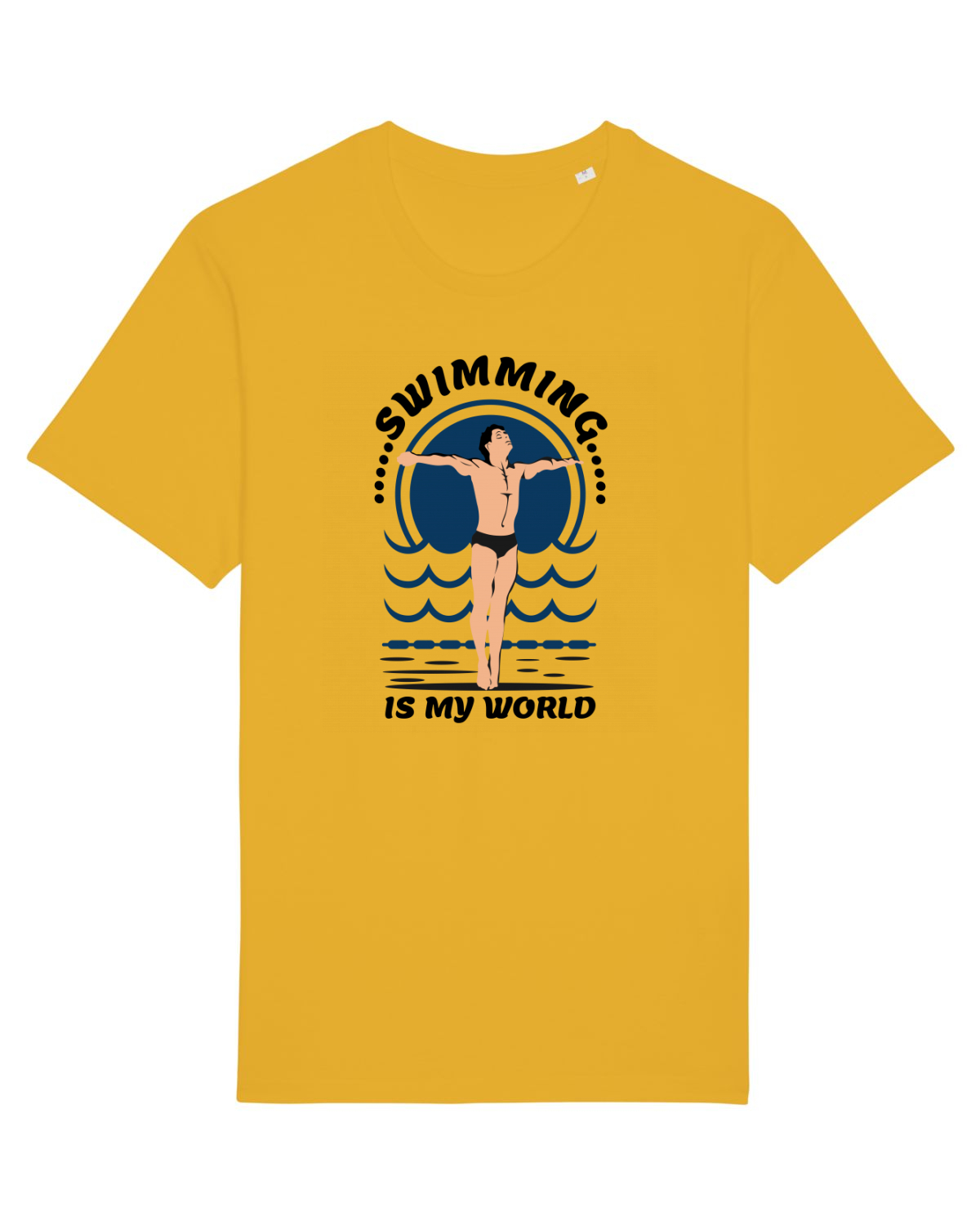 Tricou mânecă scurtă Unisex Rocker Spectra Yellow