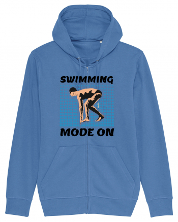pentru pasionații de înot - Swimming Mode on Bright Blue