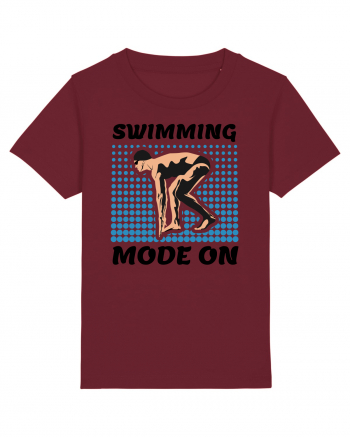 pentru pasionații de înot - Swimming Mode on Burgundy
