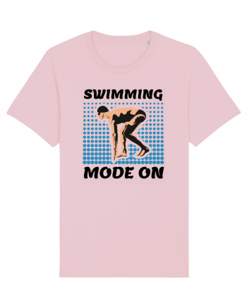 pentru pasionații de înot - Swimming Mode on Cotton Pink
