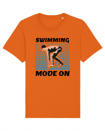 pentru pasionații de înot - Swimming Mode on Bright Orange