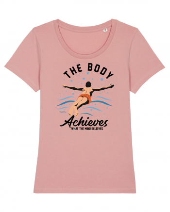pentru pasionații de înot - The Body Achieves What the Mind Believes Canyon Pink
