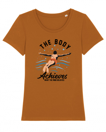 pentru pasionații de înot - The Body Achieves What the Mind Believes Roasted Orange
