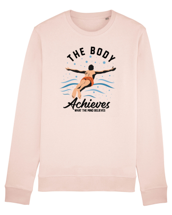 pentru pasionații de înot - The Body Achieves What the Mind Believes Candy Pink