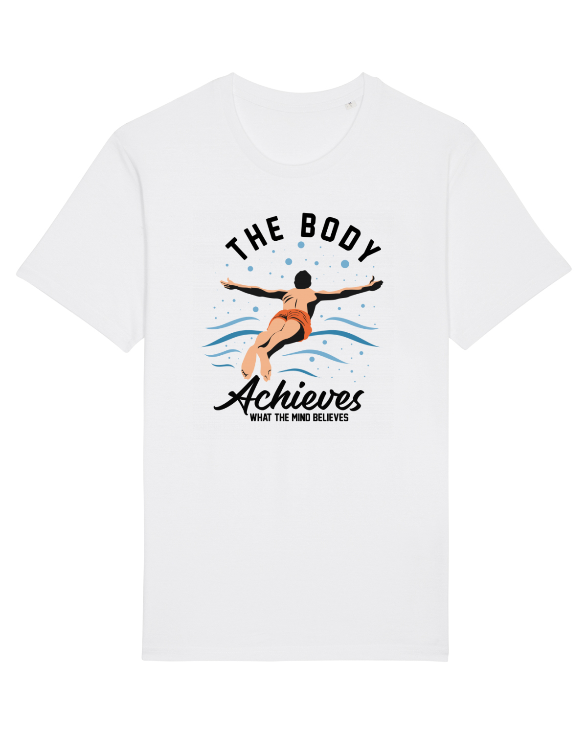 Tricou mânecă scurtă Unisex Rocker White