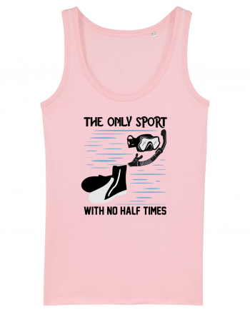 pentru pasionații de înot - The Only Sport With No Half Times Cotton Pink