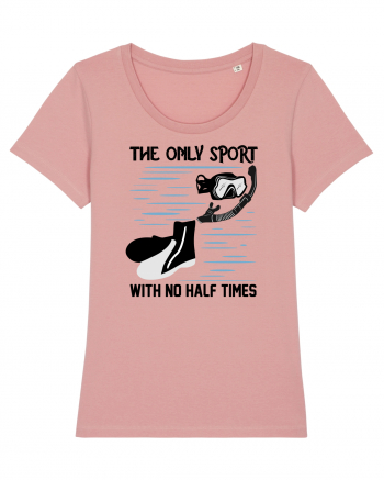 pentru pasionații de înot - The Only Sport With No Half Times Canyon Pink