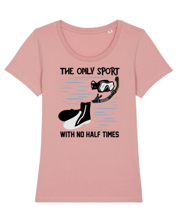 pentru pasionații de înot - The Only Sport With No Half Times Canyon Pink
