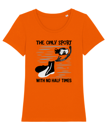 pentru pasionații de înot - The Only Sport With No Half Times Bright Orange