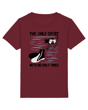 pentru pasionații de înot - The Only Sport With No Half Times Burgundy