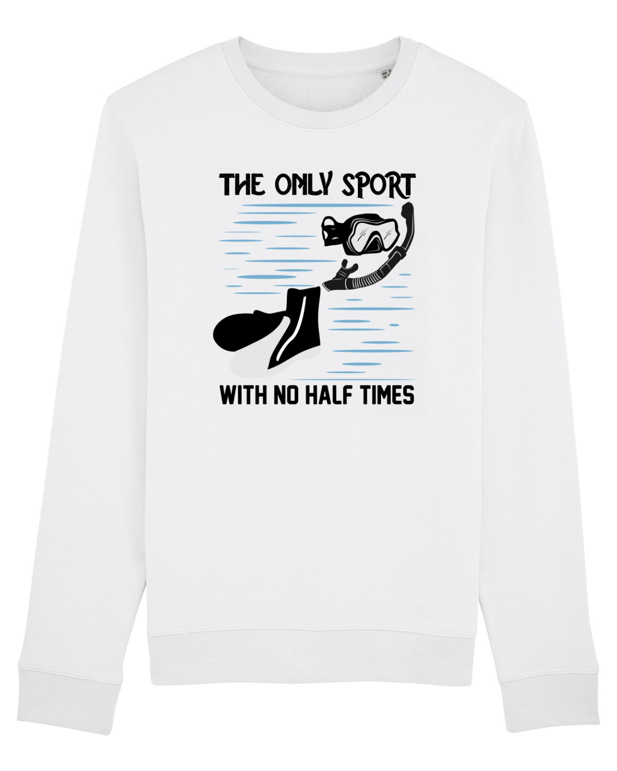 Bluză mânecă lungă Unisex Rise White