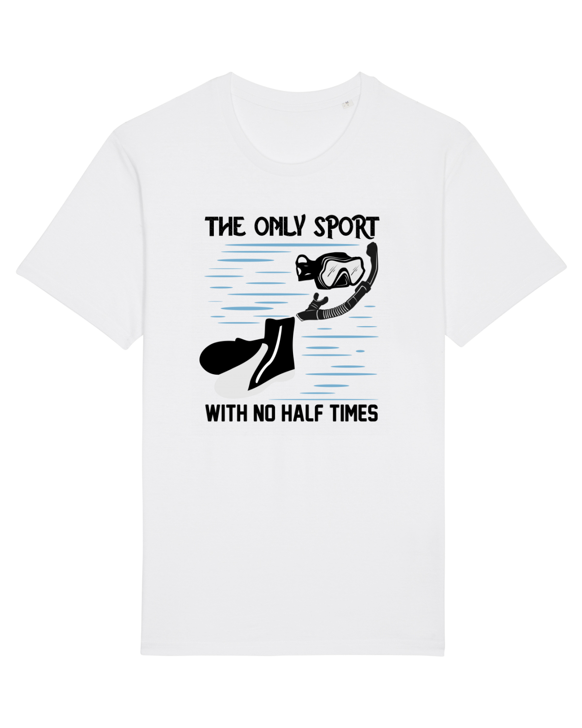 Tricou mânecă scurtă Unisex Rocker White