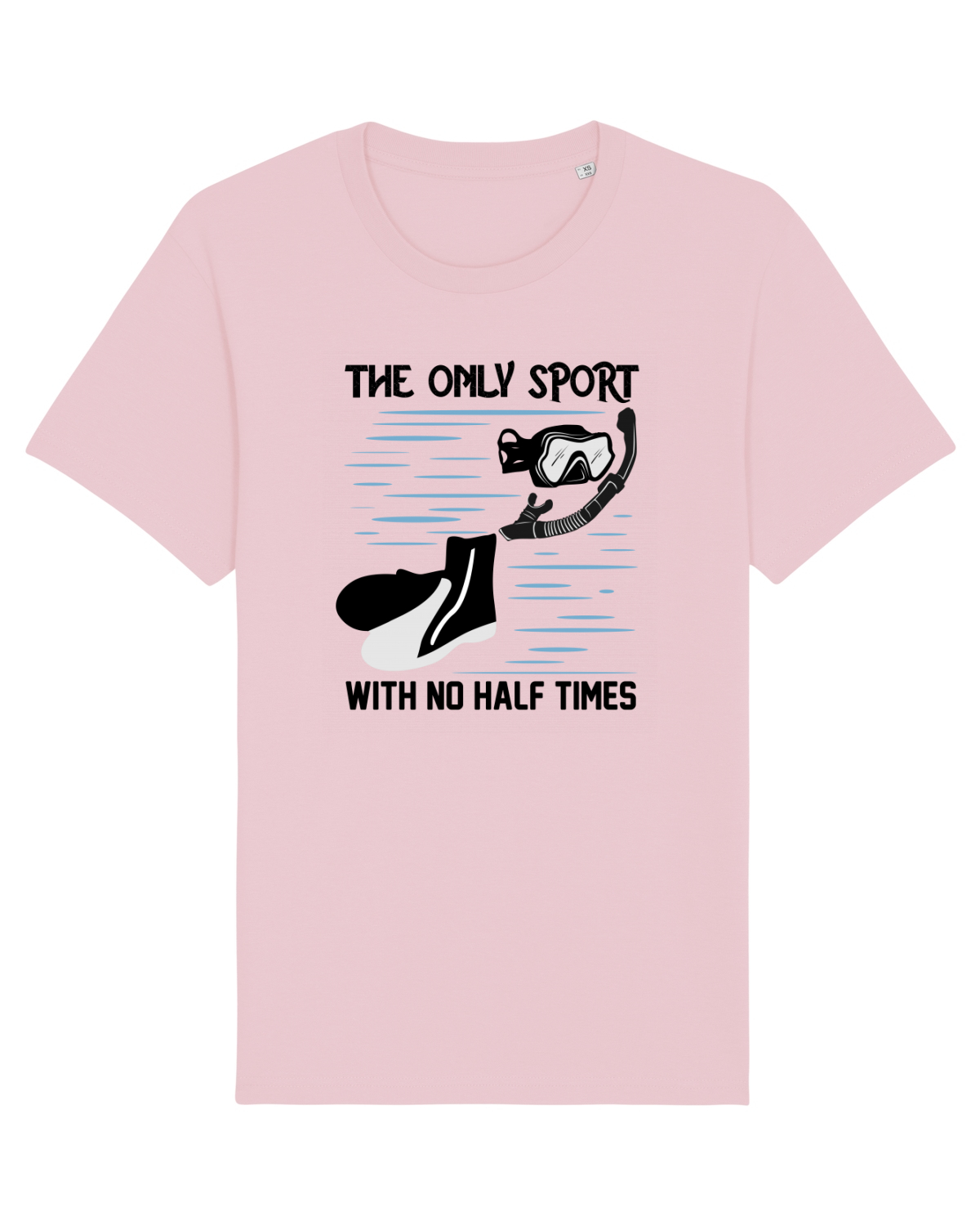 Tricou mânecă scurtă Unisex Rocker Cotton Pink