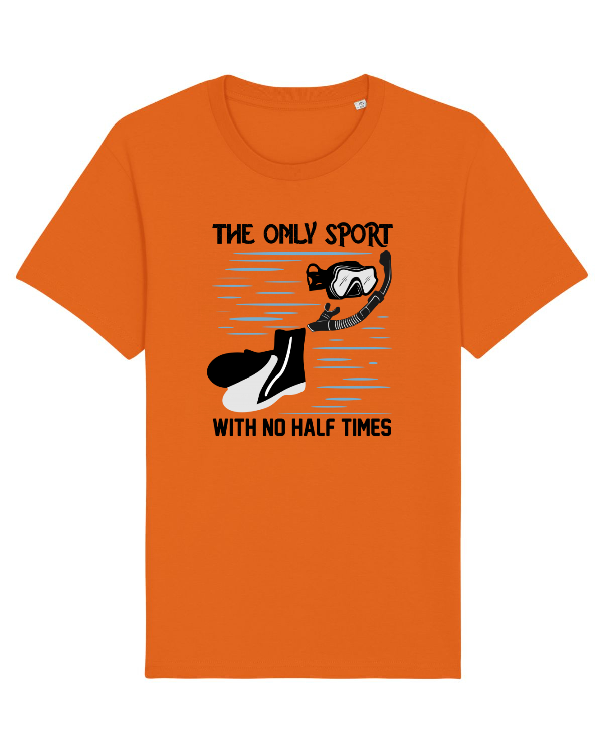 Tricou mânecă scurtă Unisex Rocker Bright Orange