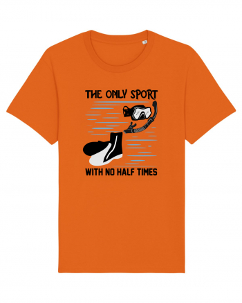 pentru pasionații de înot - The Only Sport With No Half Times Bright Orange