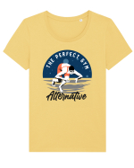 pentru pasionații de înot - The Perfect Gym Alternative Tricou mânecă scurtă guler larg fitted Damă Expresser