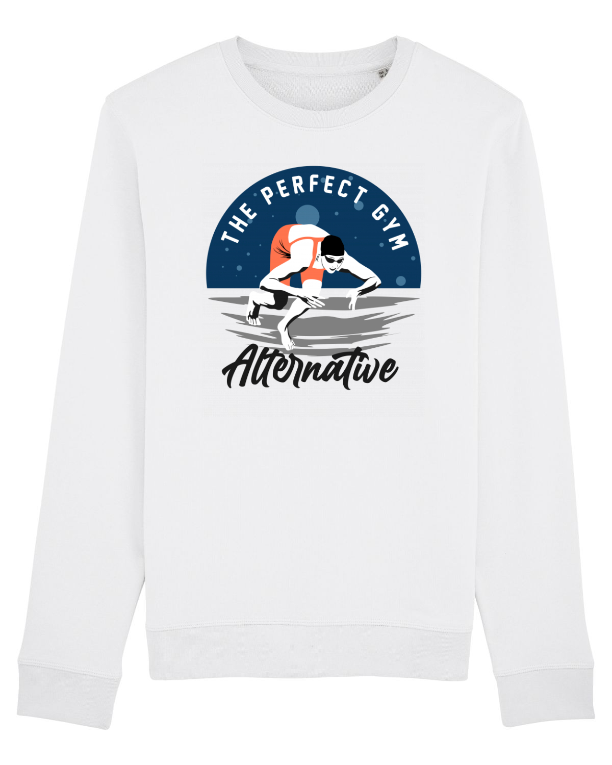 Bluză mânecă lungă Unisex Rise White